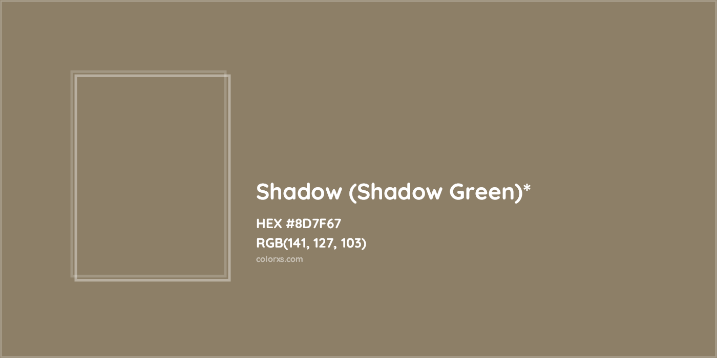 HEX #8D7F67 Color Name, Color Code, Palettes, Similar Paints, Images