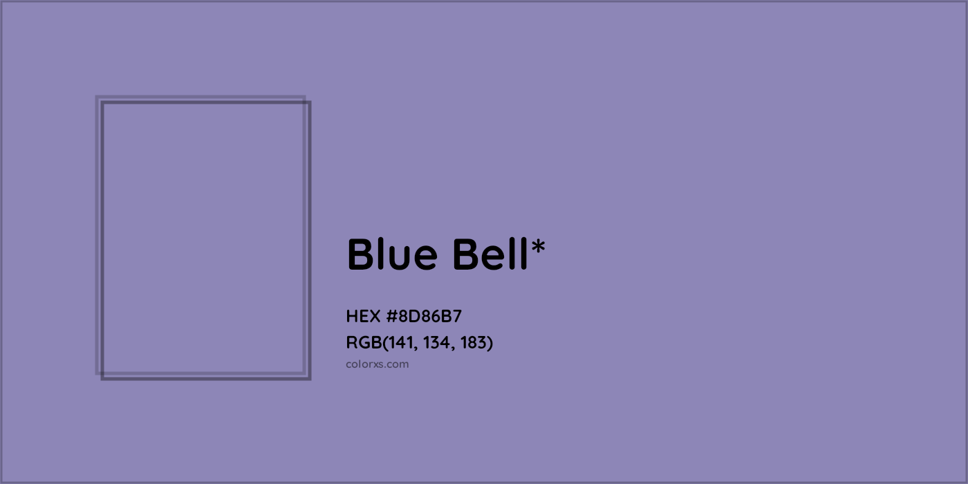 HEX #8D86B7 Color Name, Color Code, Palettes, Similar Paints, Images