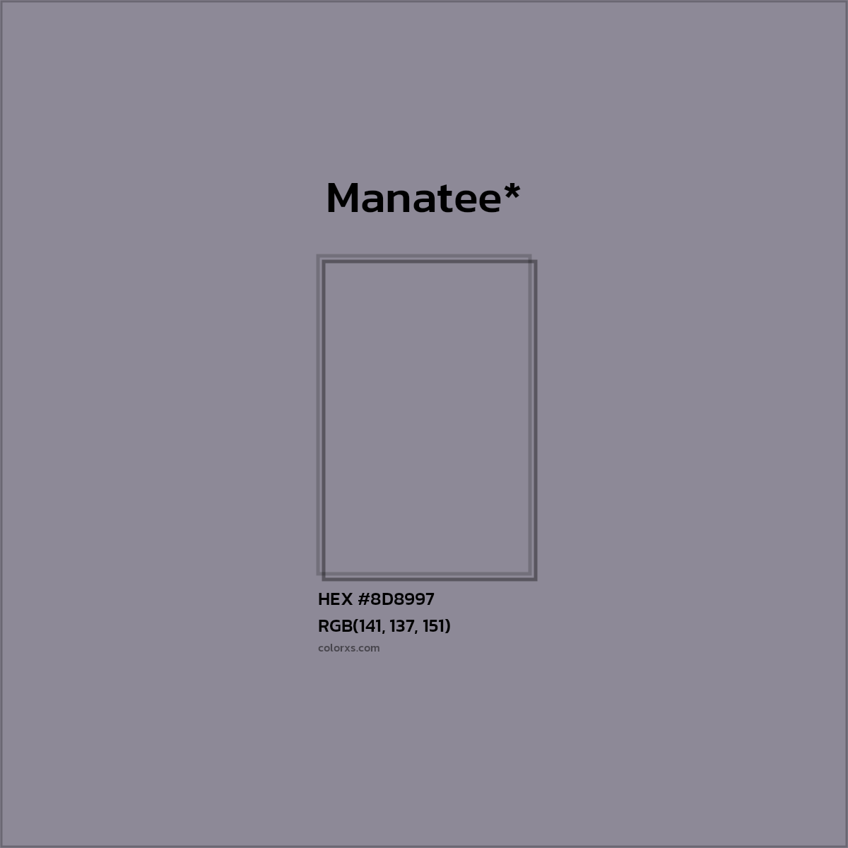 HEX #8D8997 Color Name, Color Code, Palettes, Similar Paints, Images