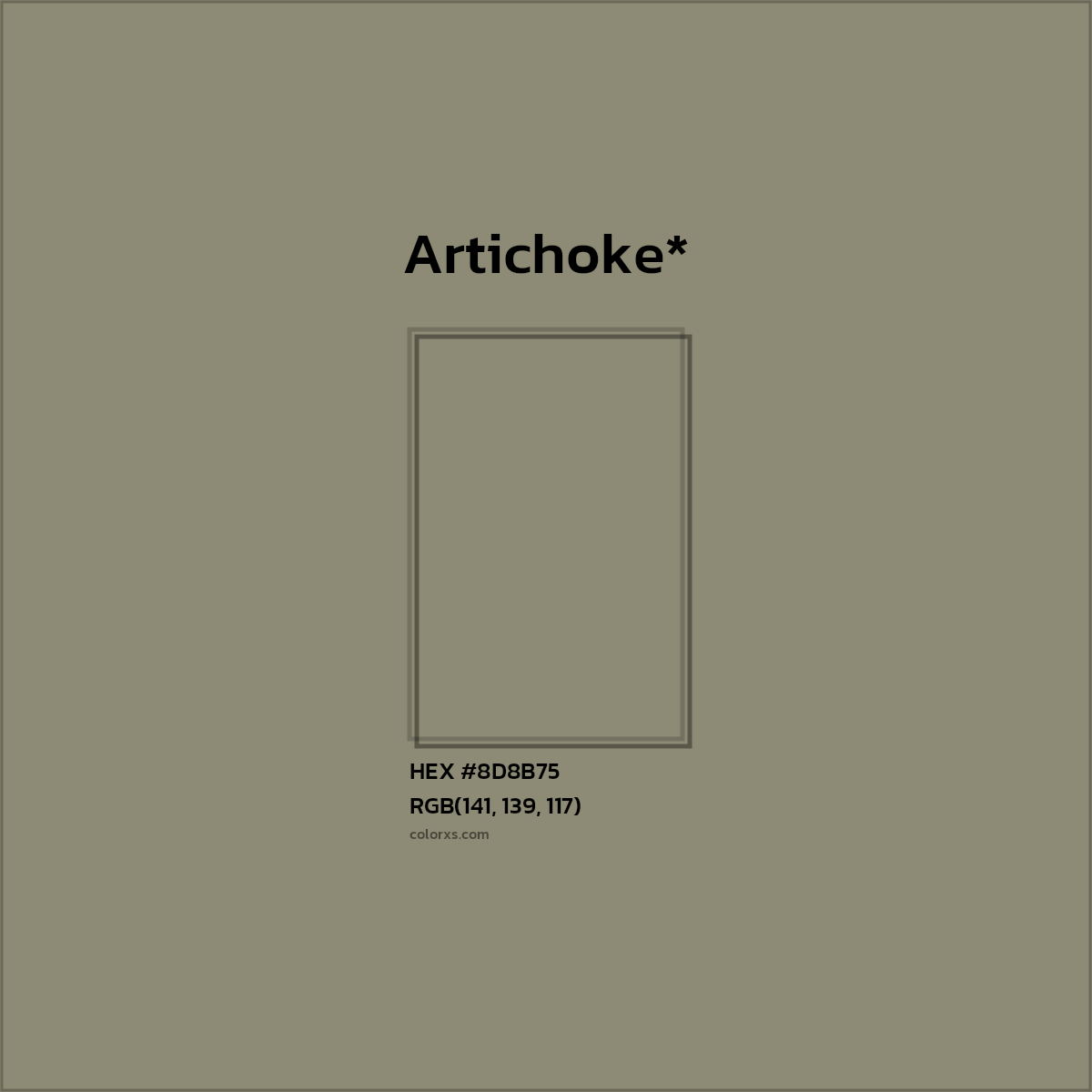 HEX #8D8B75 Color Name, Color Code, Palettes, Similar Paints, Images