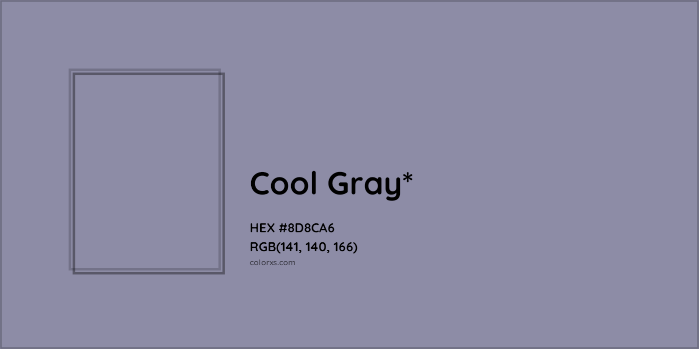 HEX #8D8CA6 Color Name, Color Code, Palettes, Similar Paints, Images