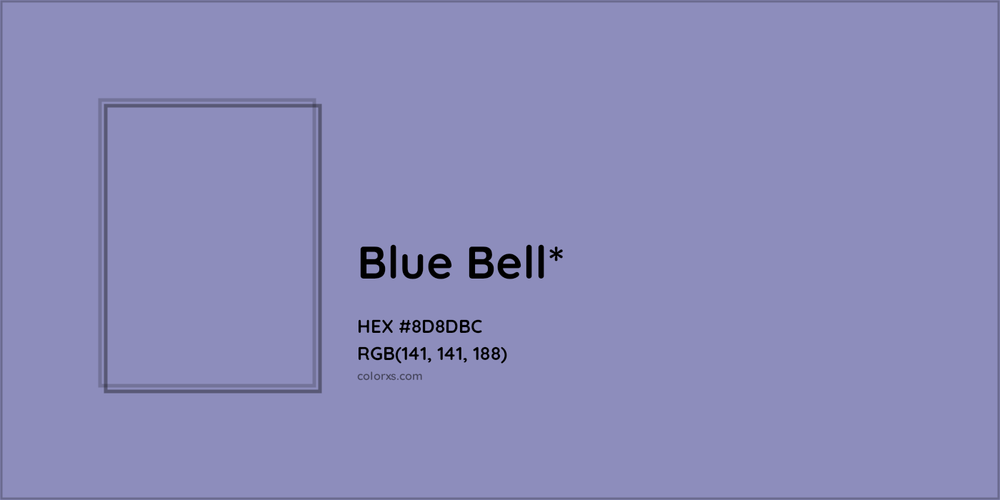HEX #8D8DBC Color Name, Color Code, Palettes, Similar Paints, Images