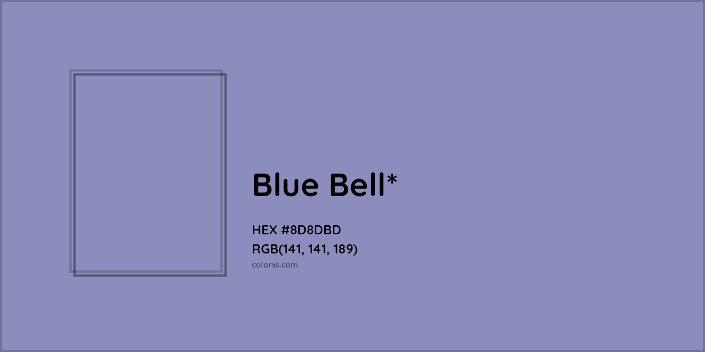 HEX #8D8DBD Color Name, Color Code, Palettes, Similar Paints, Images