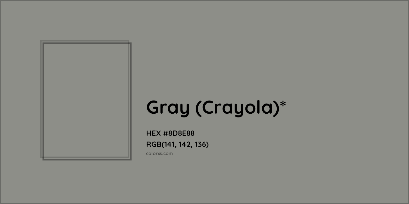 HEX #8D8E88 Color Name, Color Code, Palettes, Similar Paints, Images