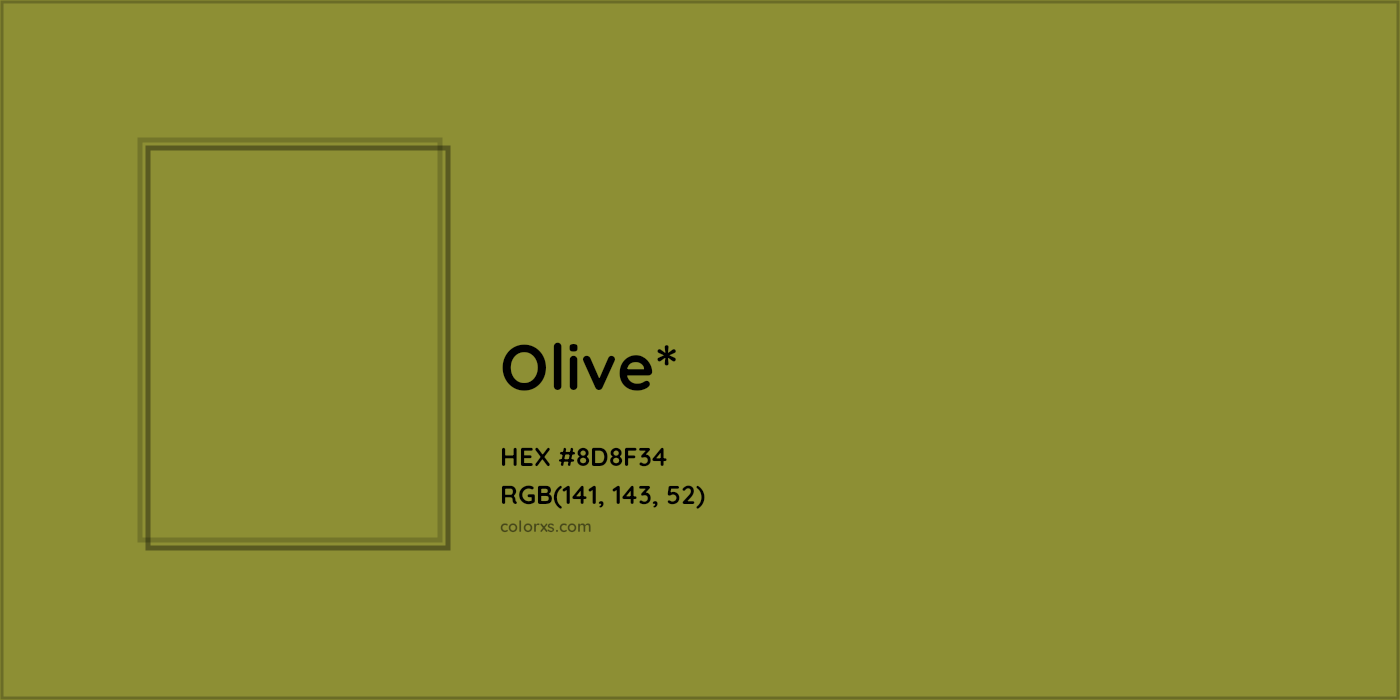 HEX #8D8F34 Color Name, Color Code, Palettes, Similar Paints, Images