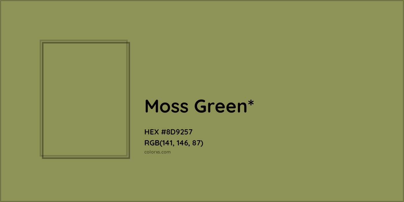 HEX #8D9257 Color Name, Color Code, Palettes, Similar Paints, Images