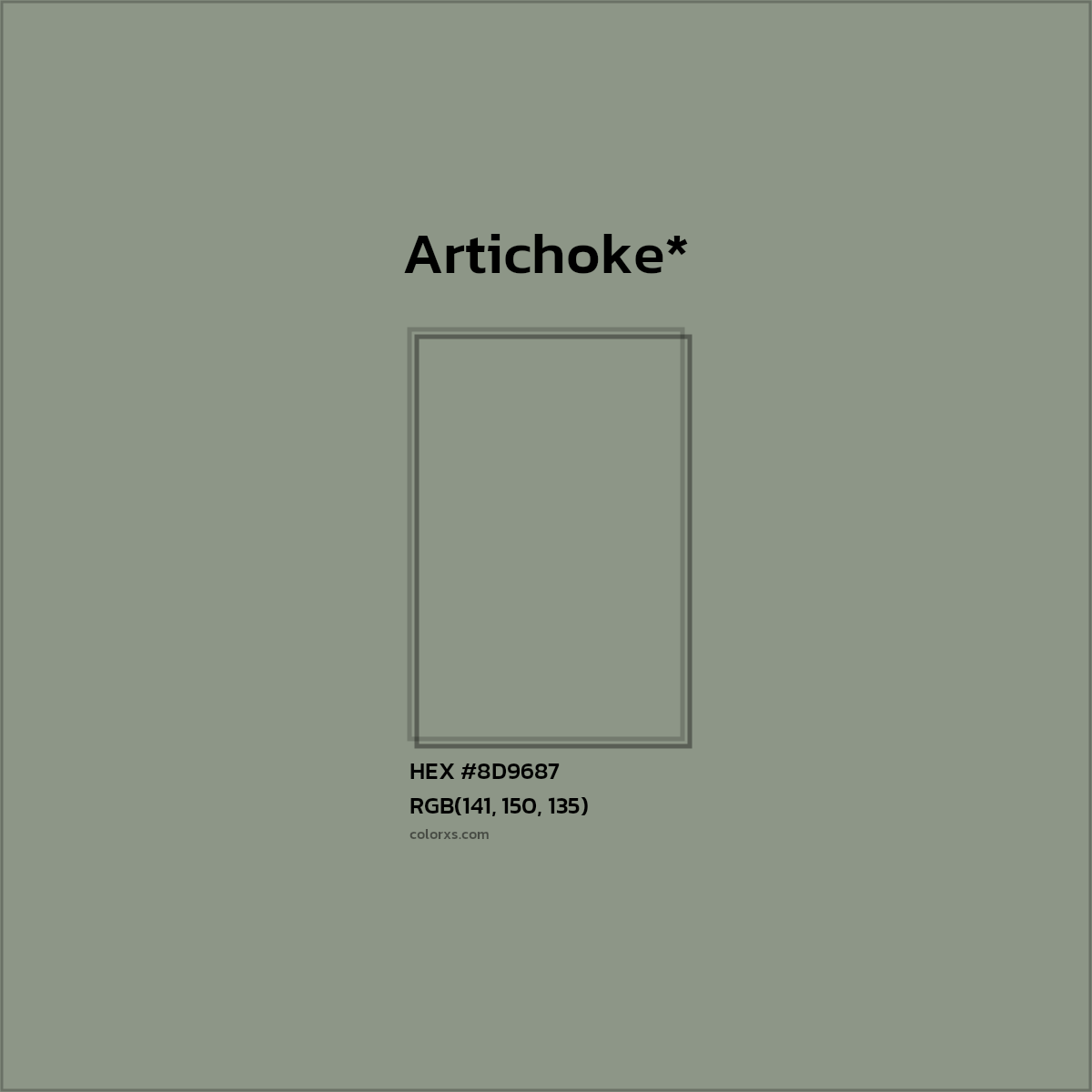 HEX #8D9687 Color Name, Color Code, Palettes, Similar Paints, Images