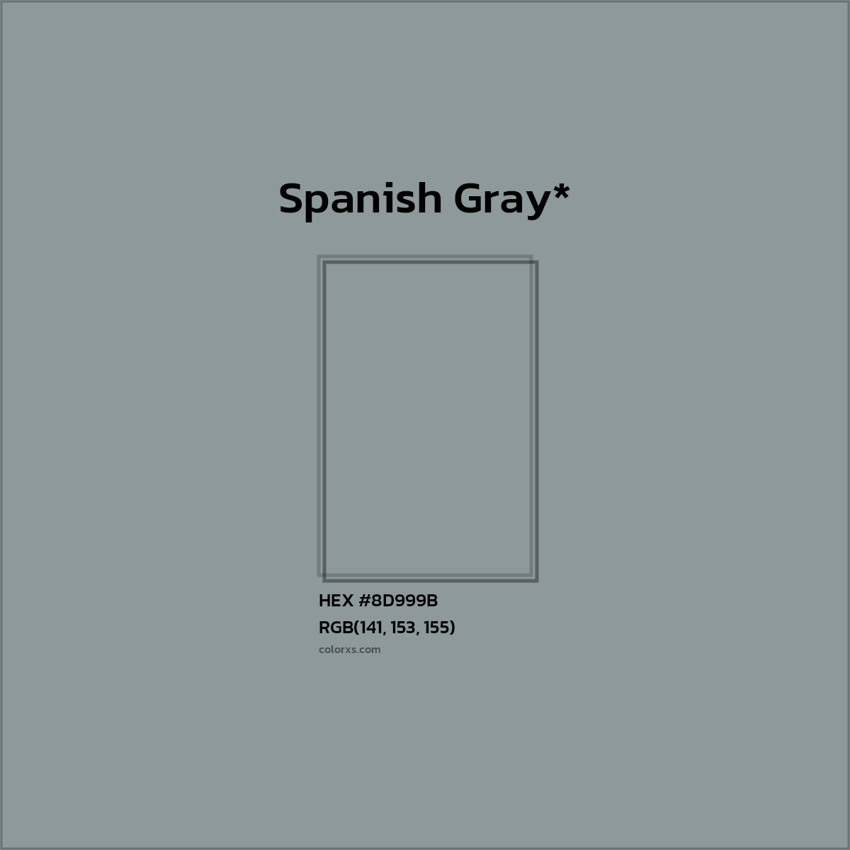 HEX #8D999B Color Name, Color Code, Palettes, Similar Paints, Images