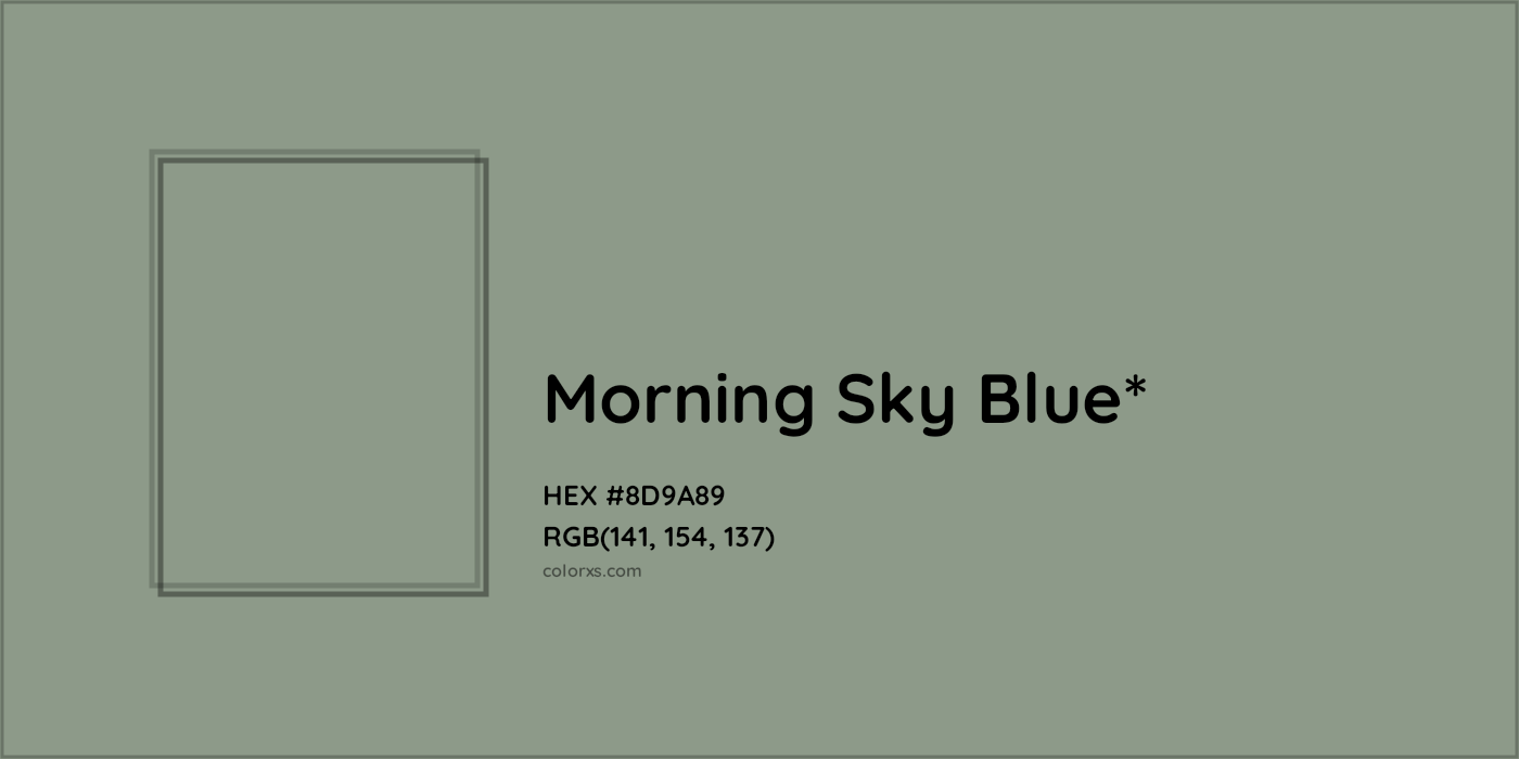 HEX #8D9A89 Color Name, Color Code, Palettes, Similar Paints, Images