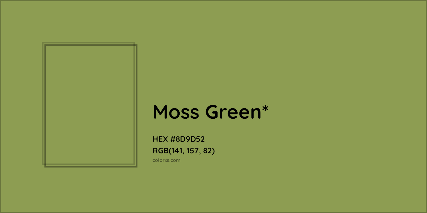 HEX #8D9D52 Color Name, Color Code, Palettes, Similar Paints, Images