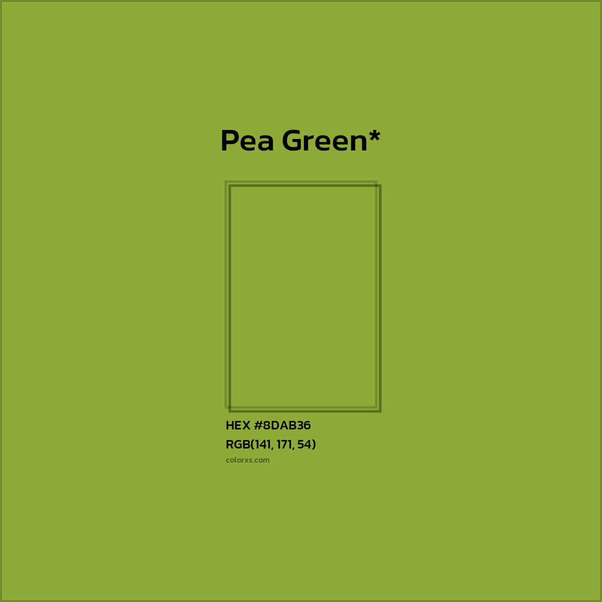 HEX #8DAB36 Color Name, Color Code, Palettes, Similar Paints, Images