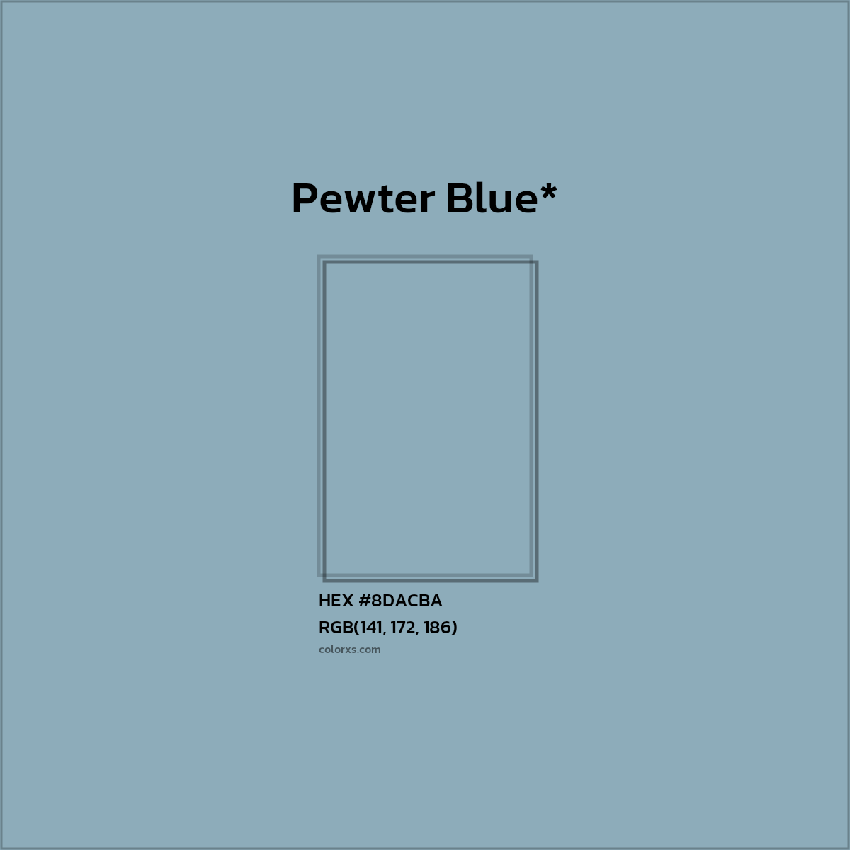 HEX #8DACBA Color Name, Color Code, Palettes, Similar Paints, Images