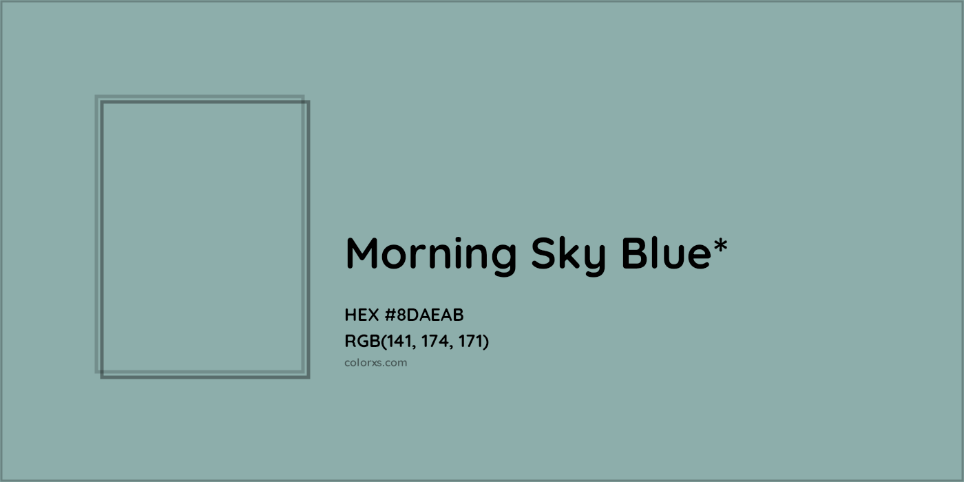 HEX #8DAEAB Color Name, Color Code, Palettes, Similar Paints, Images