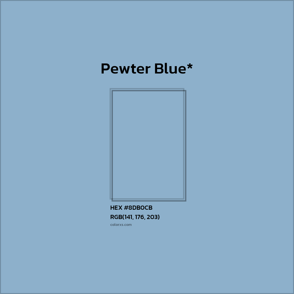 HEX #8DB0CB Color Name, Color Code, Palettes, Similar Paints, Images