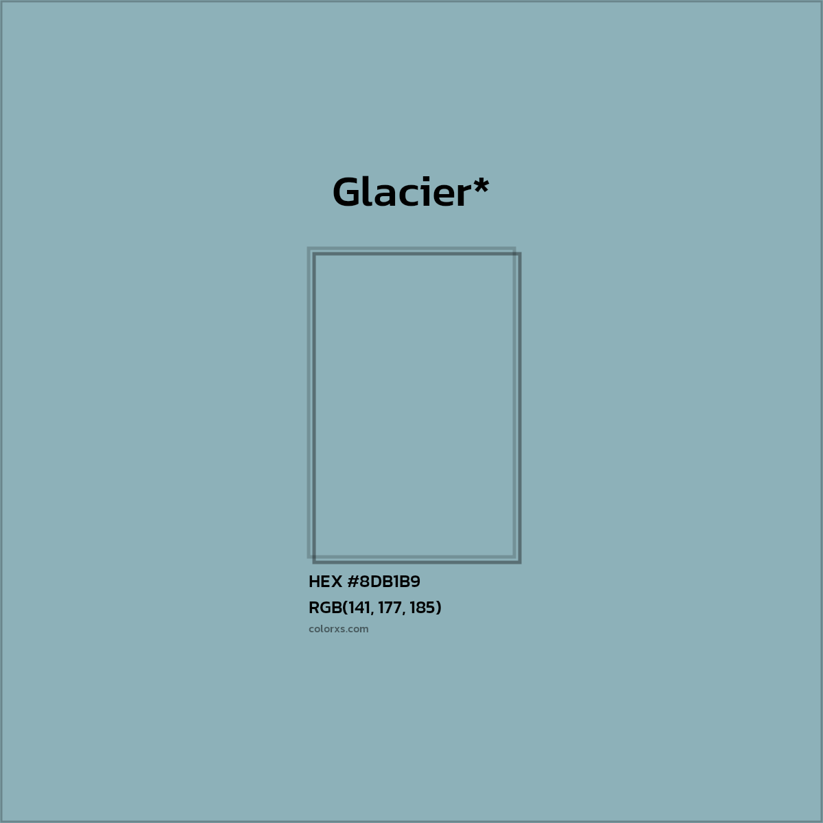 HEX #8DB1B9 Color Name, Color Code, Palettes, Similar Paints, Images
