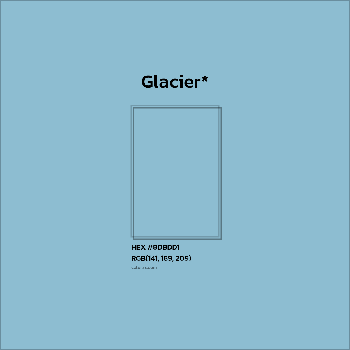 HEX #8DBDD1 Color Name, Color Code, Palettes, Similar Paints, Images