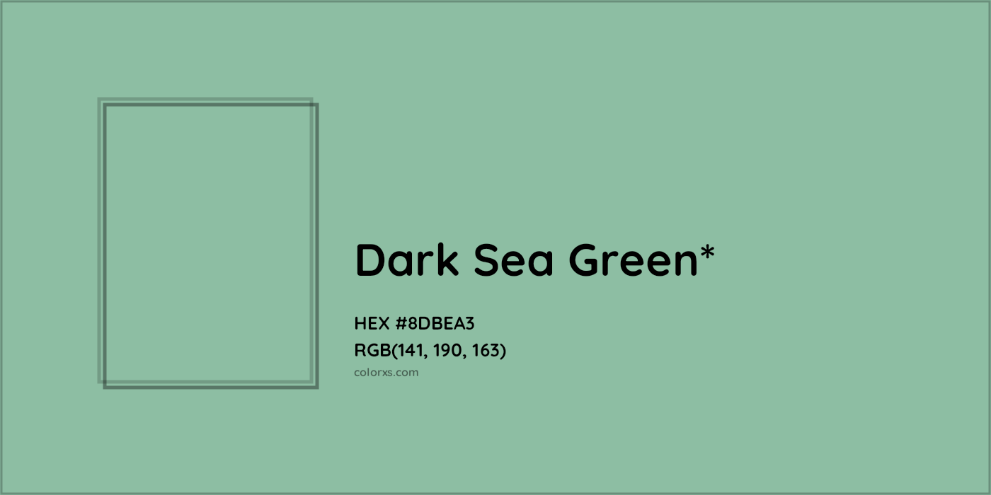 HEX #8DBEA3 Color Name, Color Code, Palettes, Similar Paints, Images