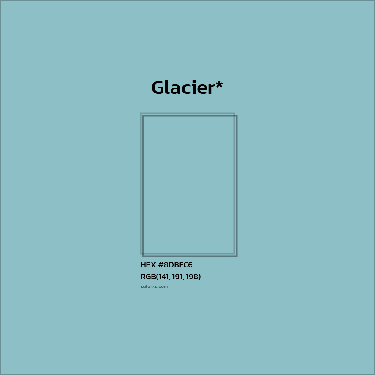 HEX #8DBFC6 Color Name, Color Code, Palettes, Similar Paints, Images