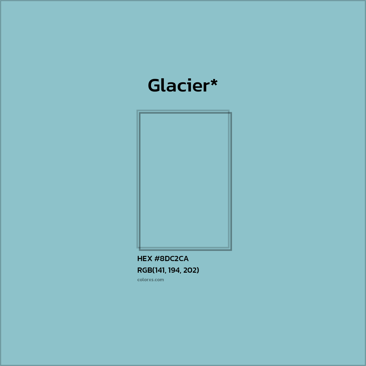 HEX #8DC2CA Color Name, Color Code, Palettes, Similar Paints, Images