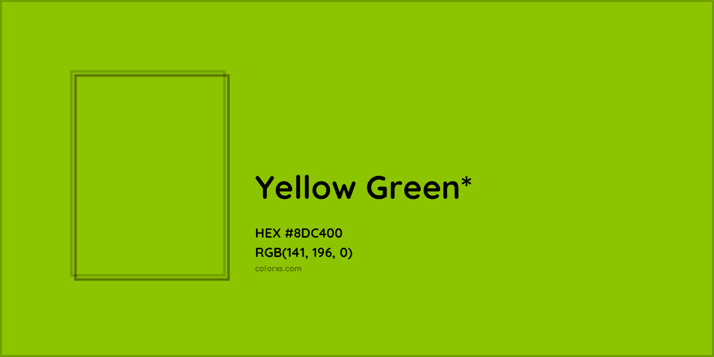 HEX #8DC400 Color Name, Color Code, Palettes, Similar Paints, Images