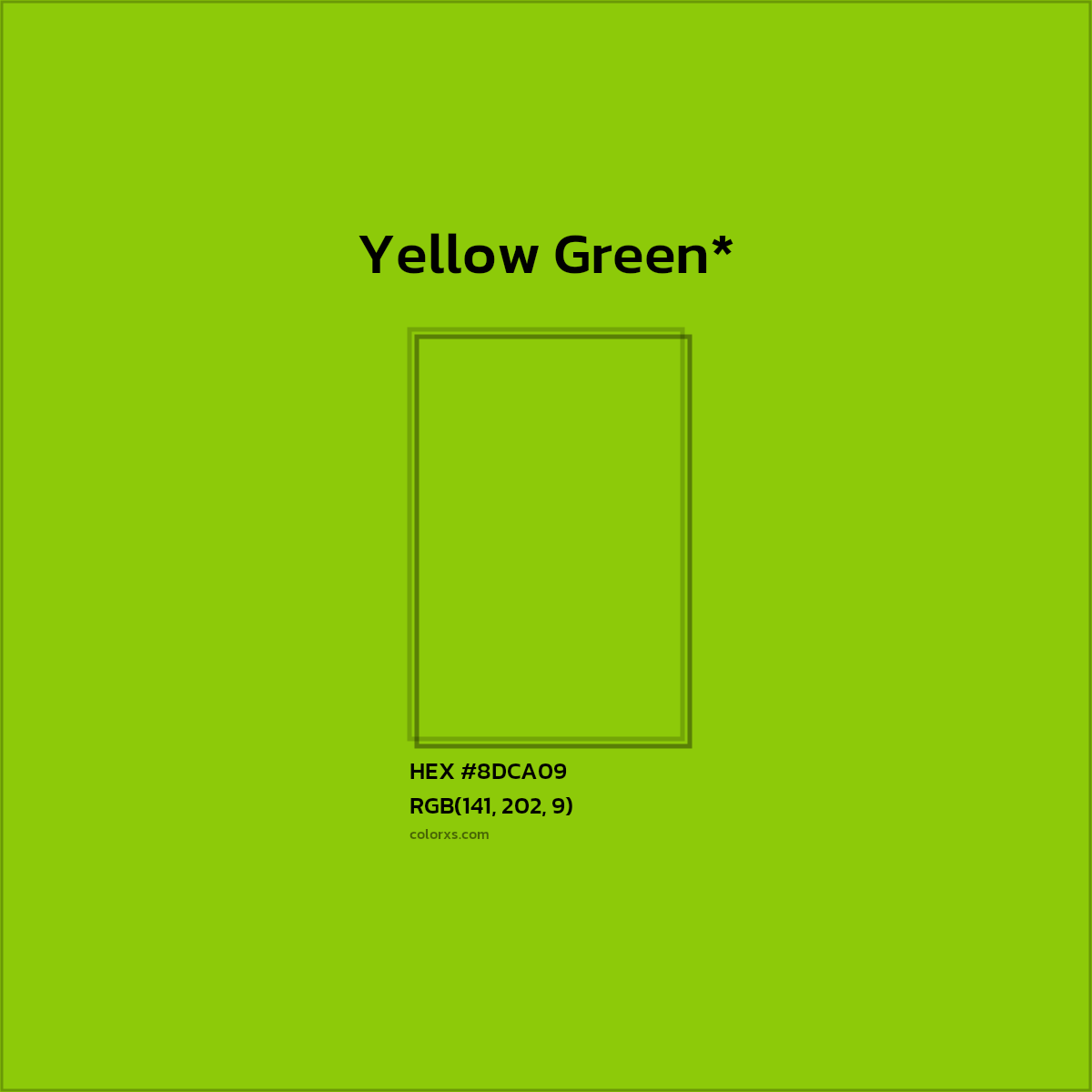 HEX #8DCA09 Color Name, Color Code, Palettes, Similar Paints, Images