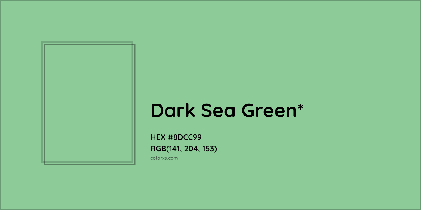 HEX #8DCC99 Color Name, Color Code, Palettes, Similar Paints, Images