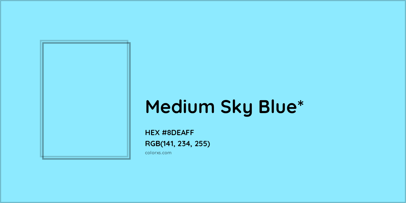 HEX #8DEAFF Color Name, Color Code, Palettes, Similar Paints, Images