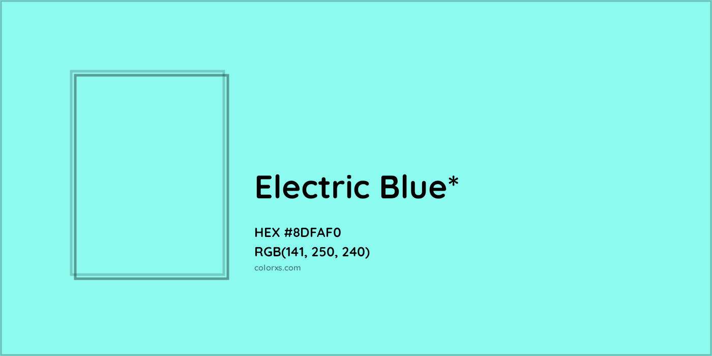 HEX #8DFAF0 Color Name, Color Code, Palettes, Similar Paints, Images