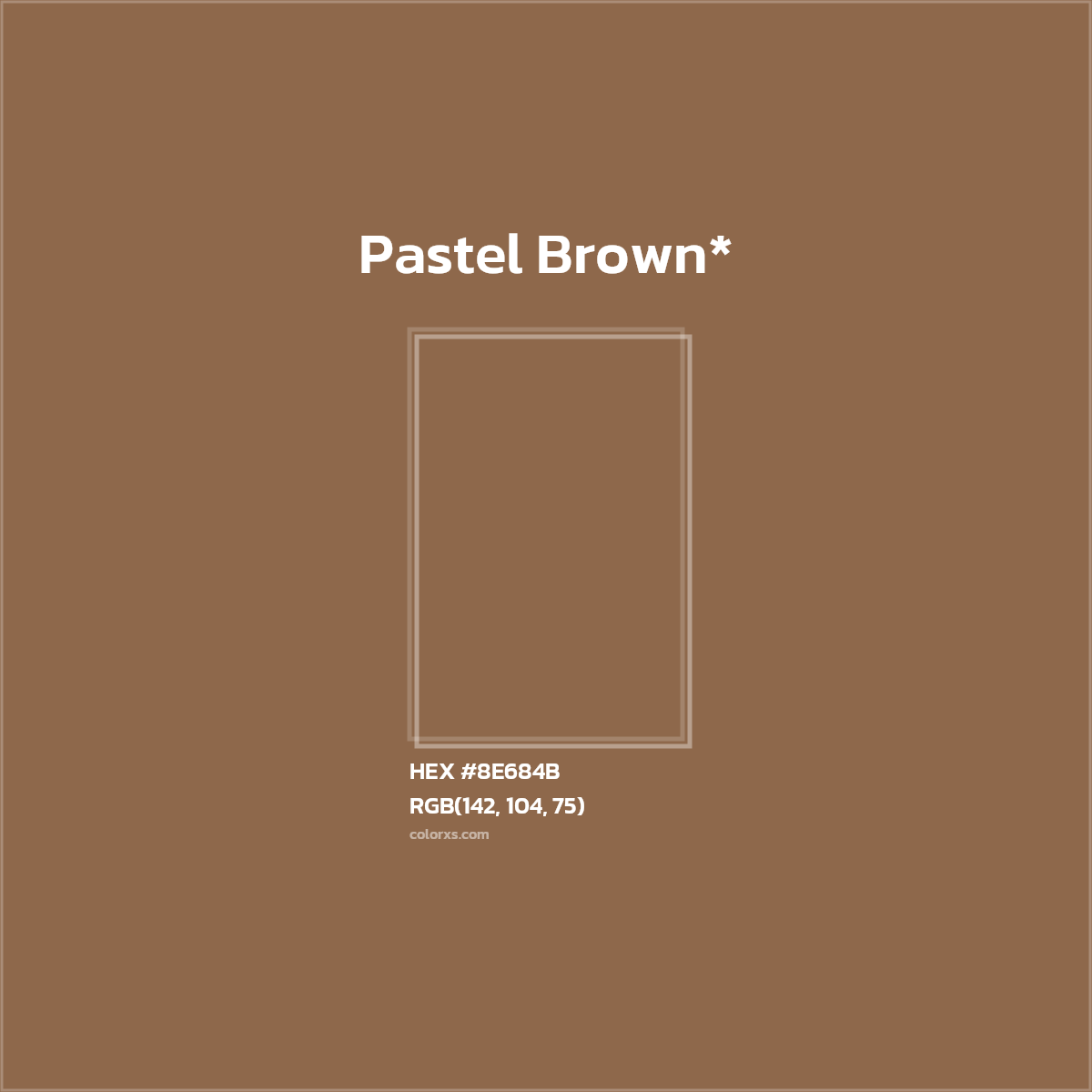 HEX #8E684B Color Name, Color Code, Palettes, Similar Paints, Images
