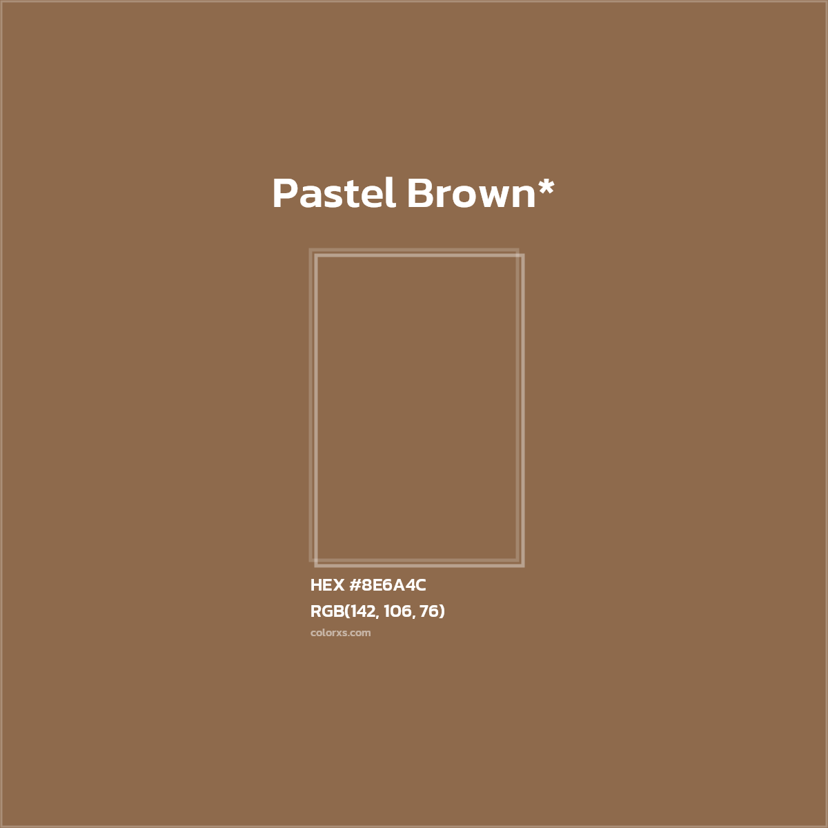 HEX #8E6A4C Color Name, Color Code, Palettes, Similar Paints, Images