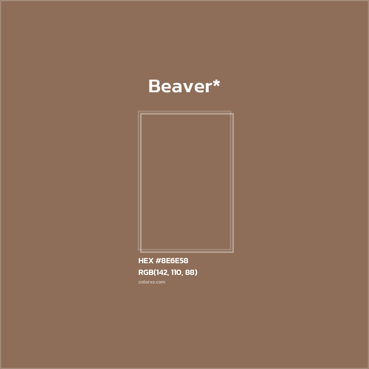 HEX #8E6E58 Color Name, Color Code, Palettes, Similar Paints, Images