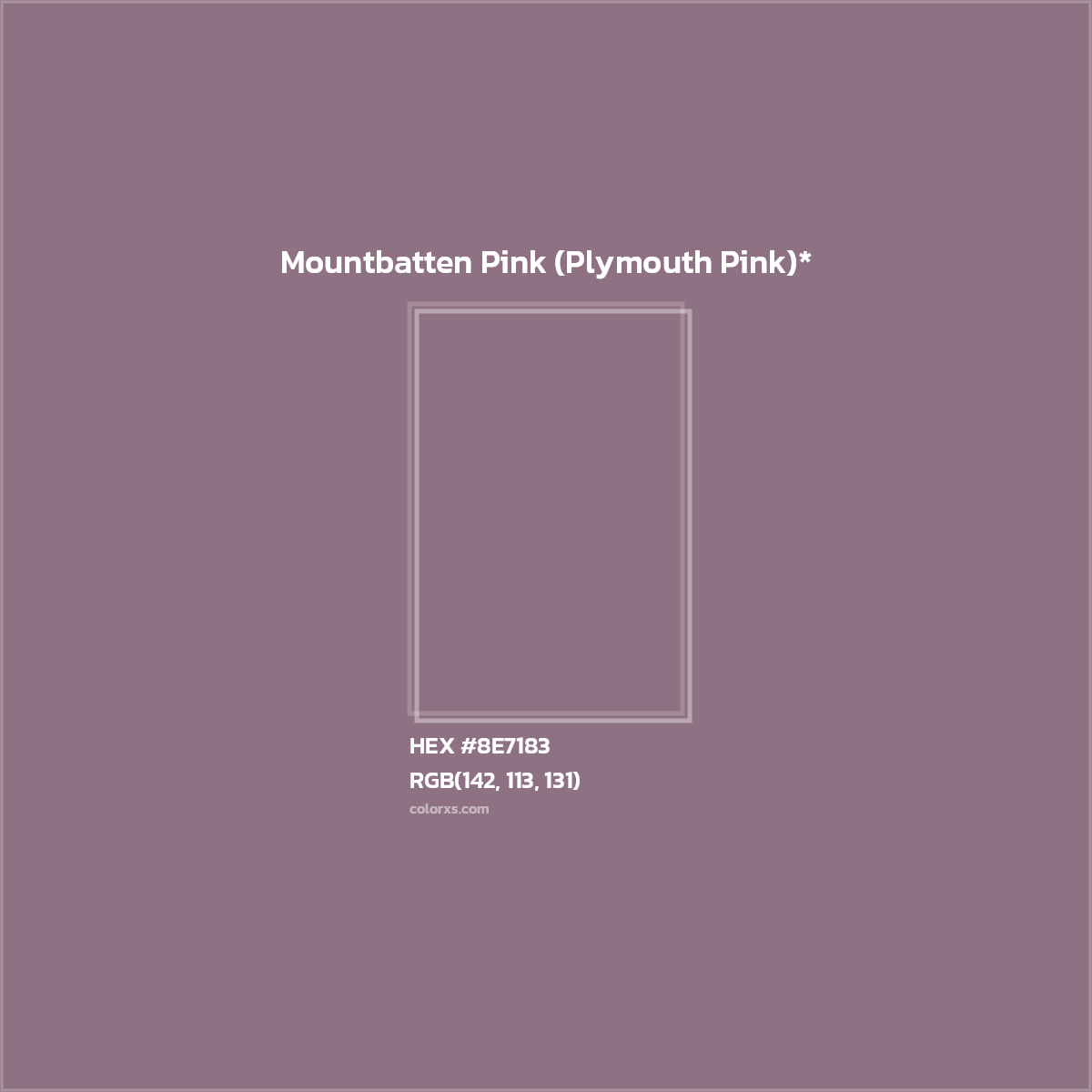 HEX #8E7183 Color Name, Color Code, Palettes, Similar Paints, Images