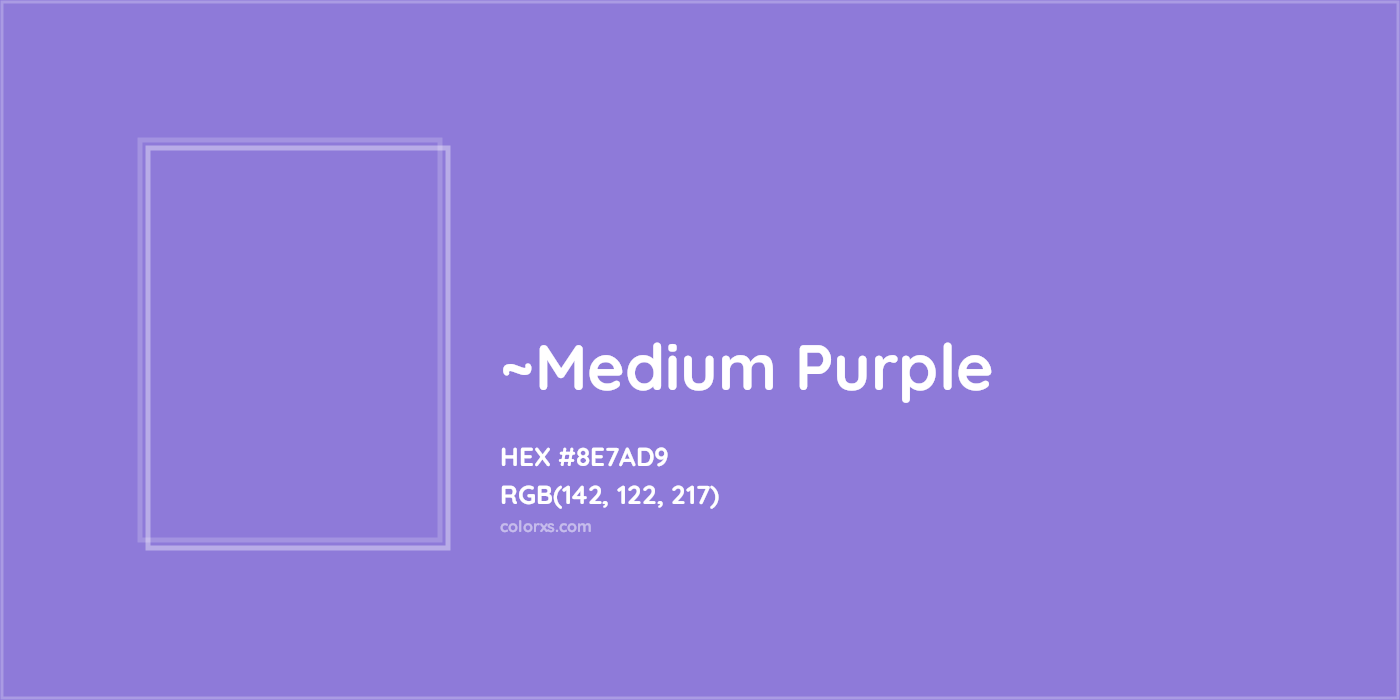 HEX #8E7AD9 Color Name, Color Code, Palettes, Similar Paints, Images