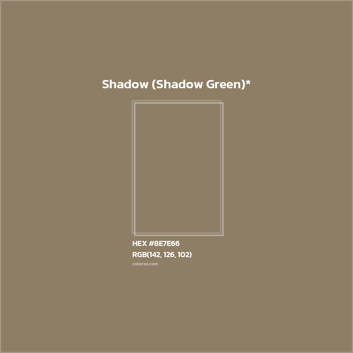 HEX #8E7E66 Color Name, Color Code, Palettes, Similar Paints, Images