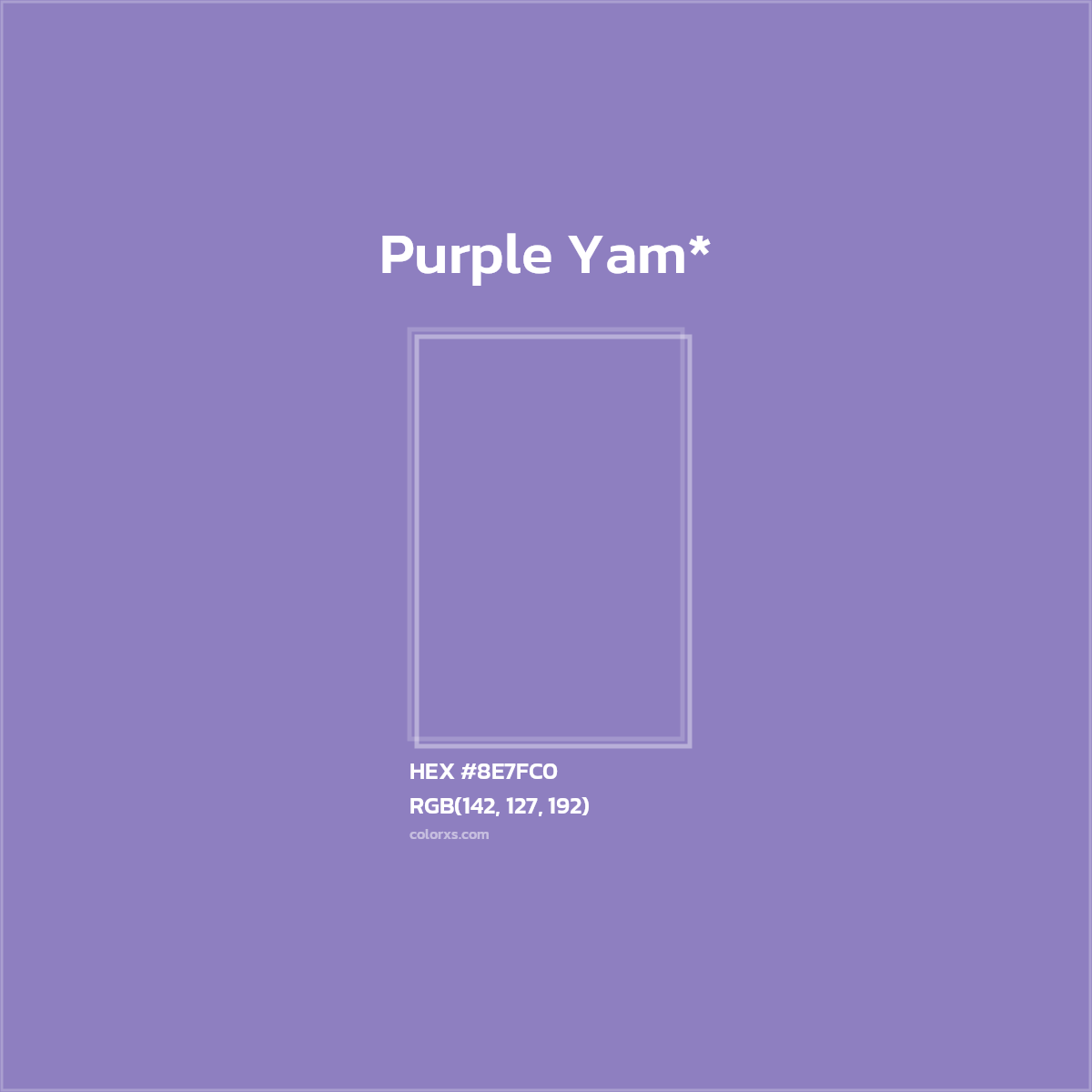 HEX #8E7FC0 Color Name, Color Code, Palettes, Similar Paints, Images