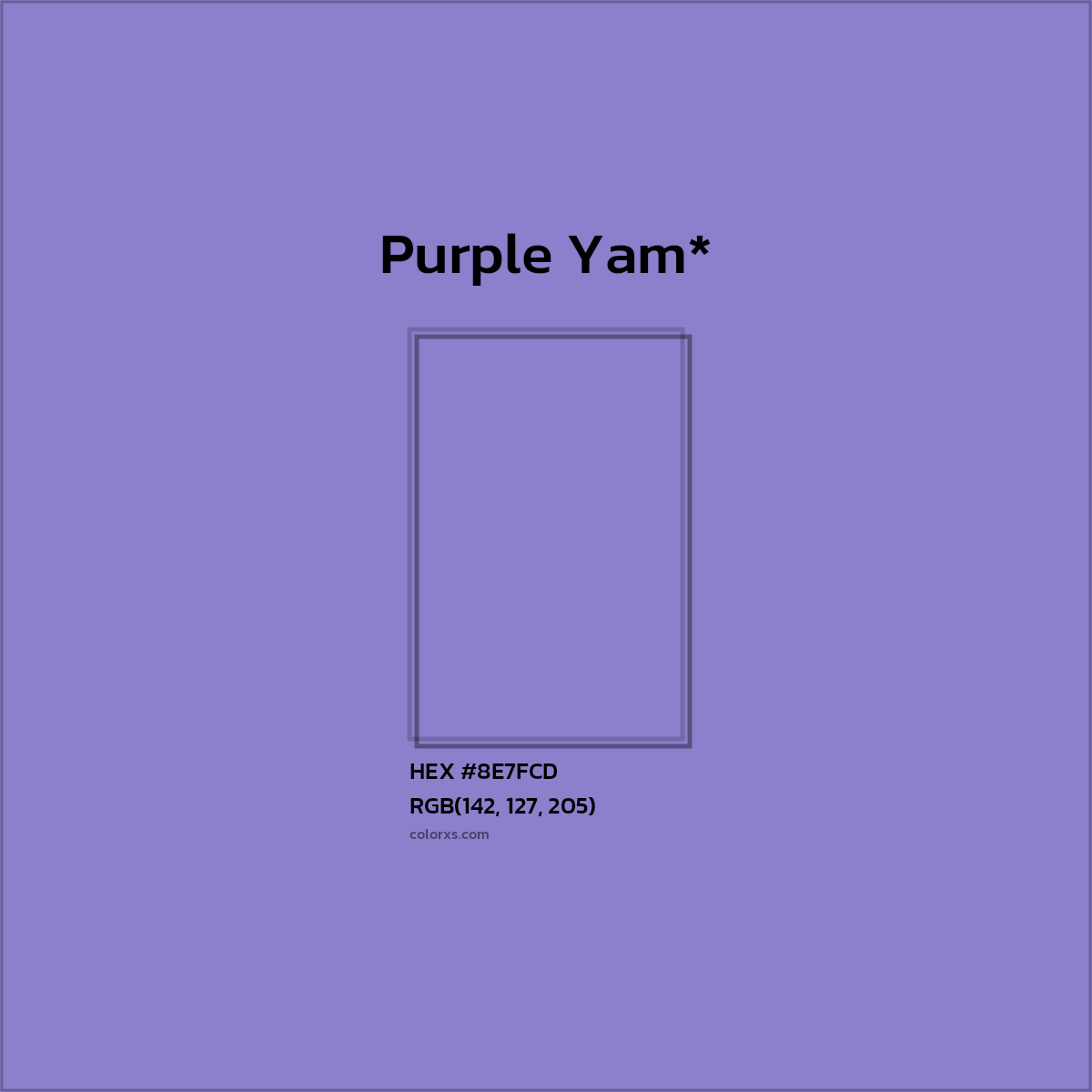 HEX #8E7FCD Color Name, Color Code, Palettes, Similar Paints, Images