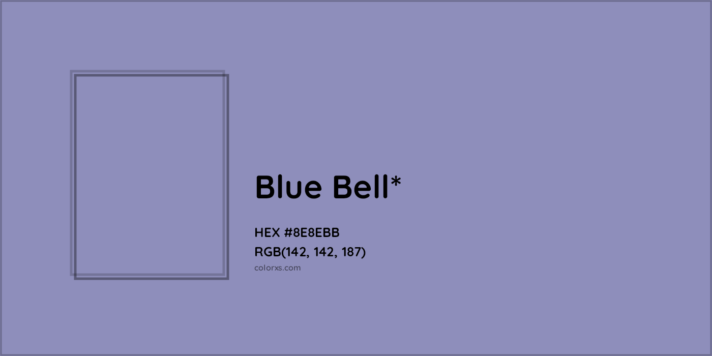 HEX #8E8EBB Color Name, Color Code, Palettes, Similar Paints, Images