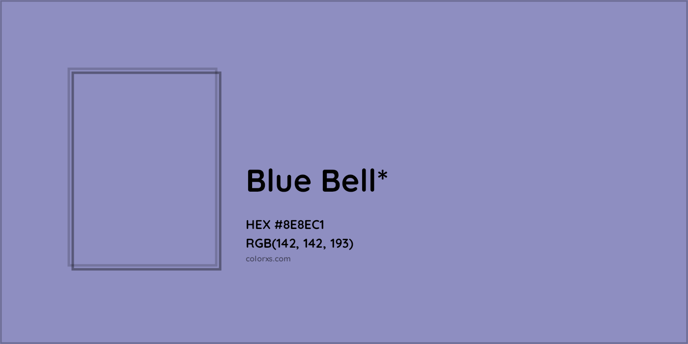 HEX #8E8EC1 Color Name, Color Code, Palettes, Similar Paints, Images