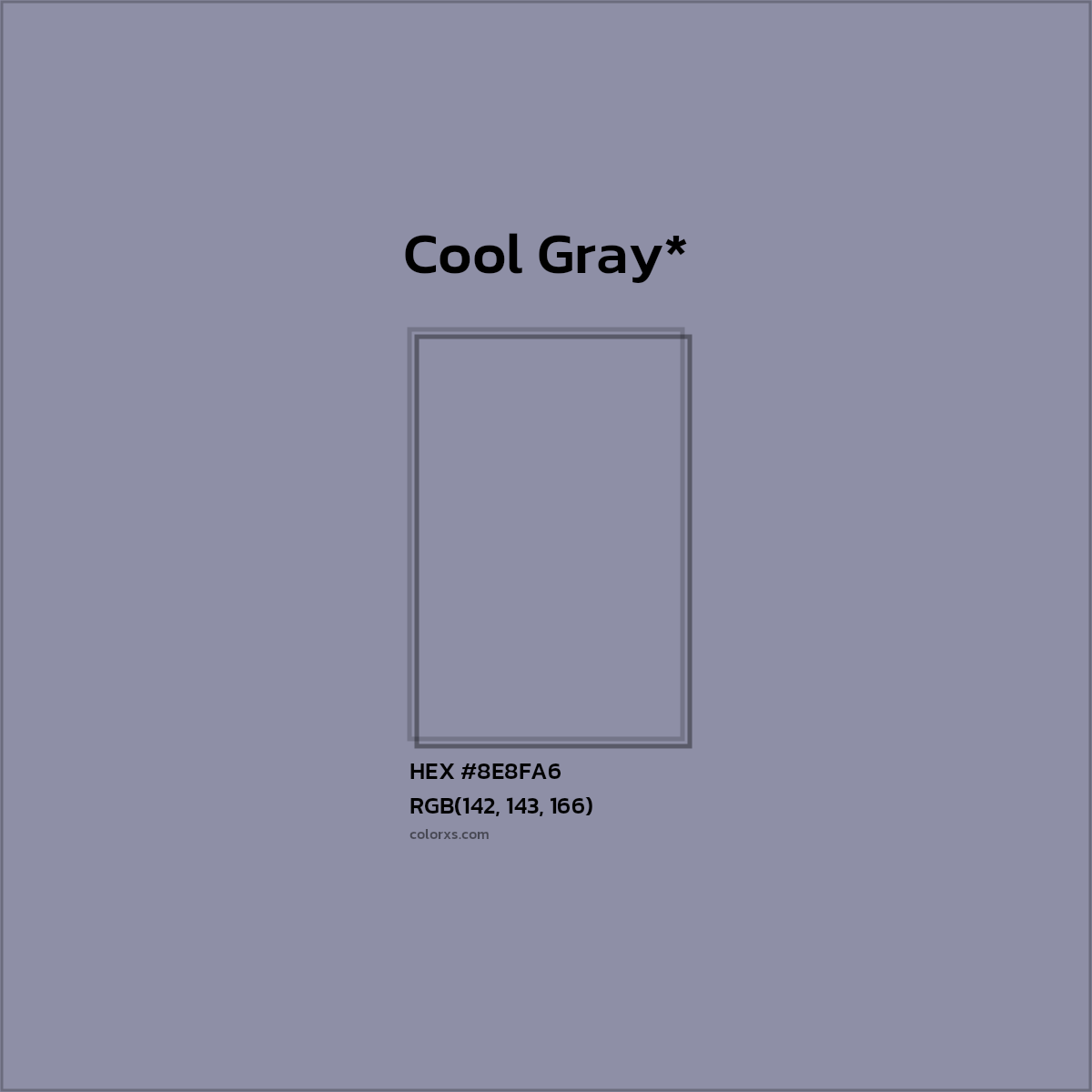HEX #8E8FA6 Color Name, Color Code, Palettes, Similar Paints, Images