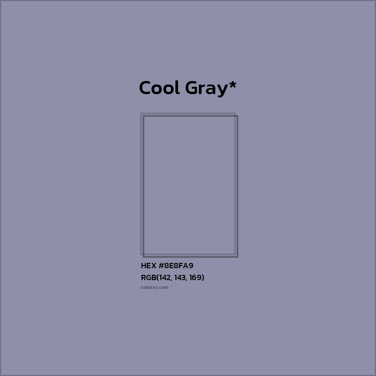 HEX #8E8FA9 Color Name, Color Code, Palettes, Similar Paints, Images