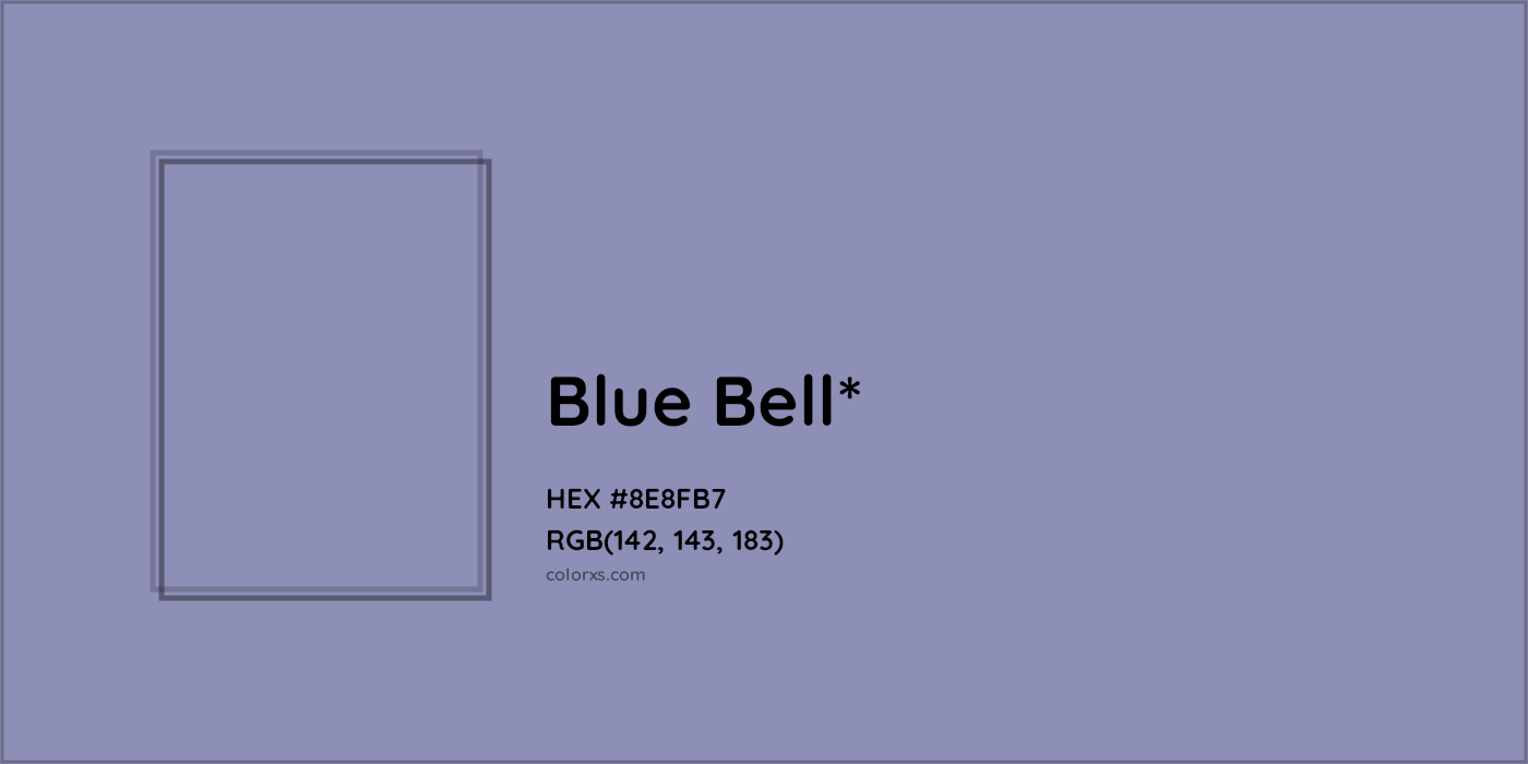 HEX #8E8FB7 Color Name, Color Code, Palettes, Similar Paints, Images