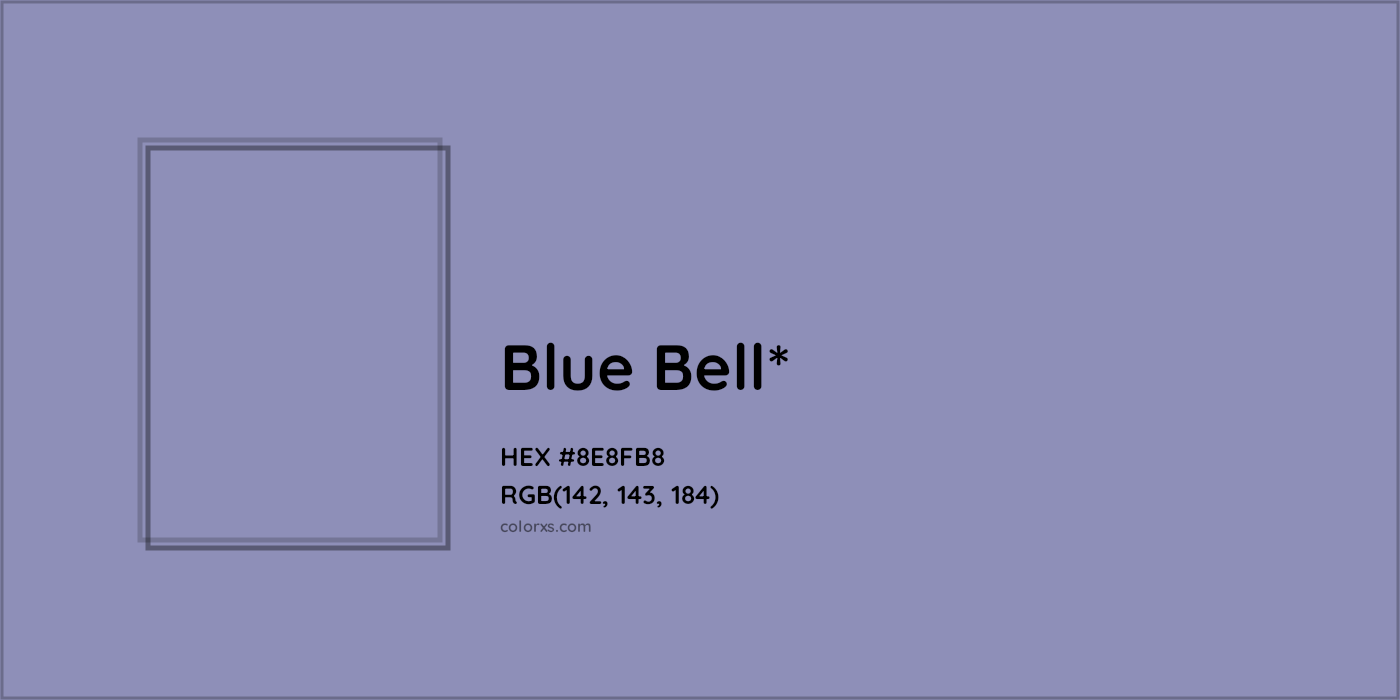 HEX #8E8FB8 Color Name, Color Code, Palettes, Similar Paints, Images