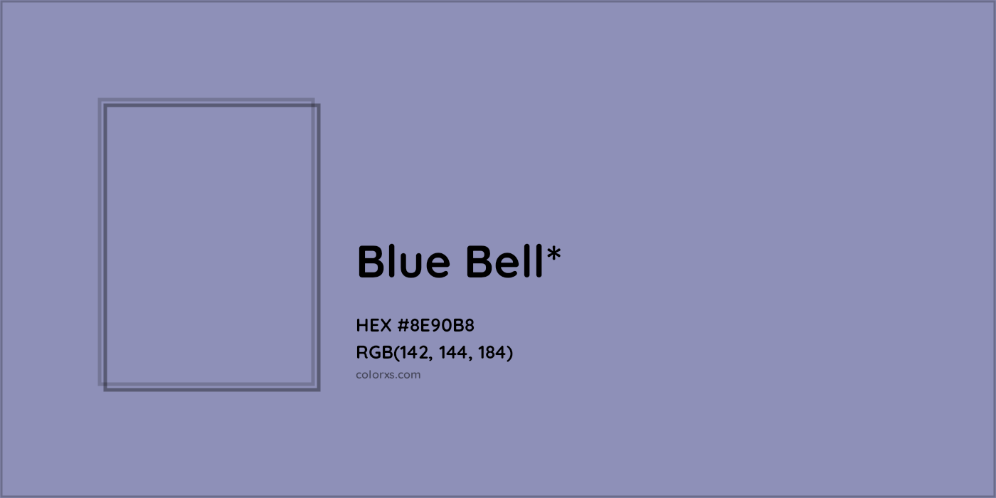 HEX #8E90B8 Color Name, Color Code, Palettes, Similar Paints, Images