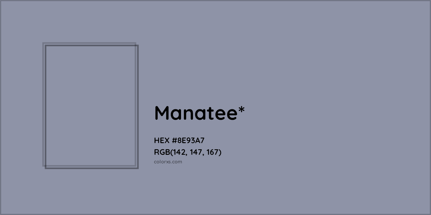 HEX #8E93A7 Color Name, Color Code, Palettes, Similar Paints, Images