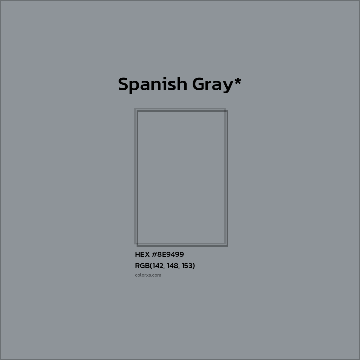 HEX #8E9499 Color Name, Color Code, Palettes, Similar Paints, Images