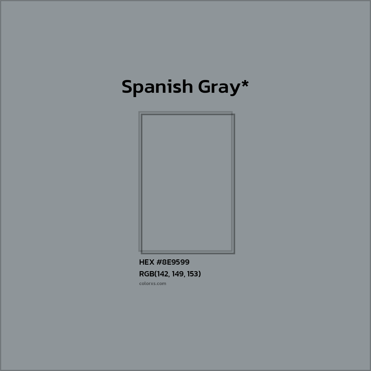 HEX #8E9599 Color Name, Color Code, Palettes, Similar Paints, Images
