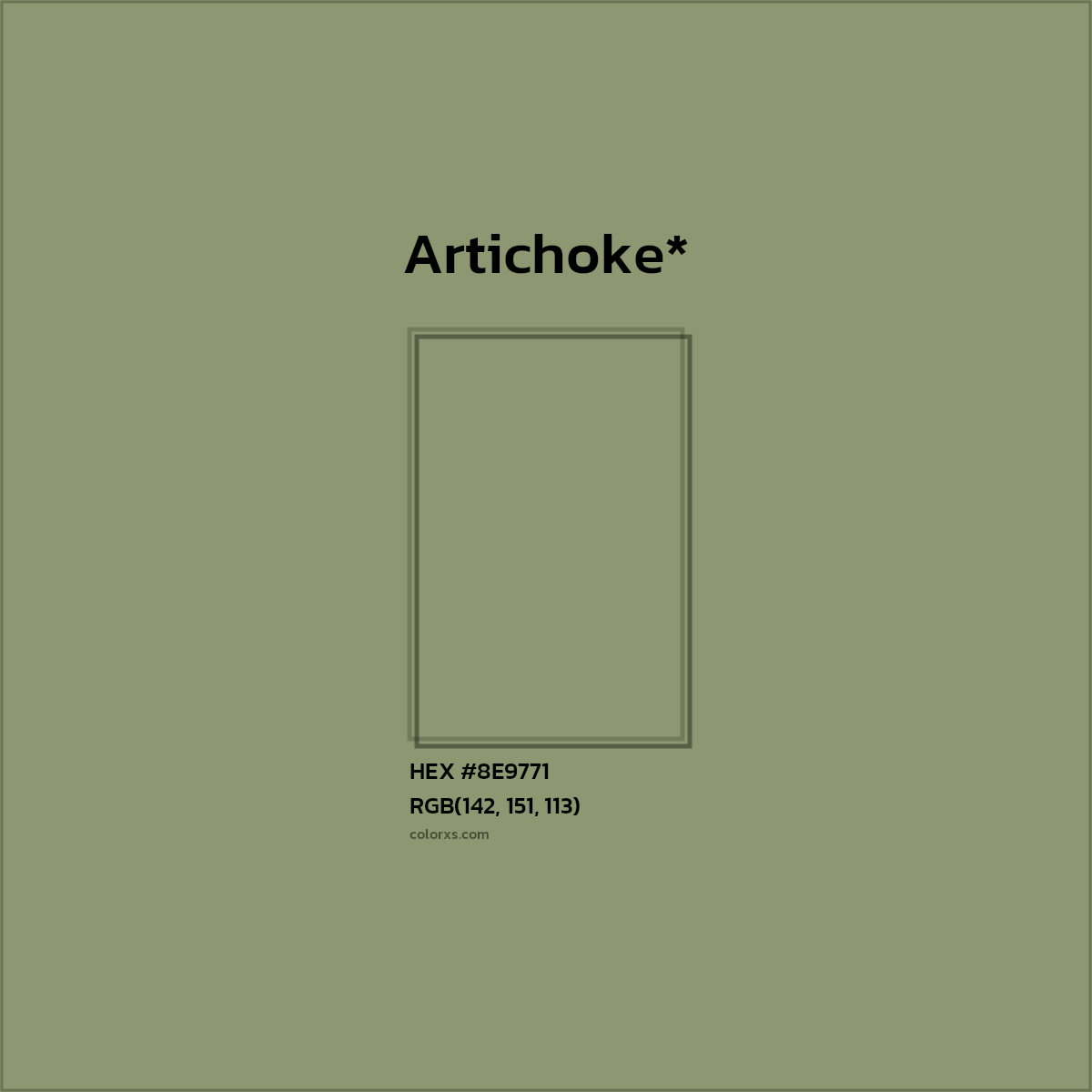HEX #8E9771 Color Name, Color Code, Palettes, Similar Paints, Images