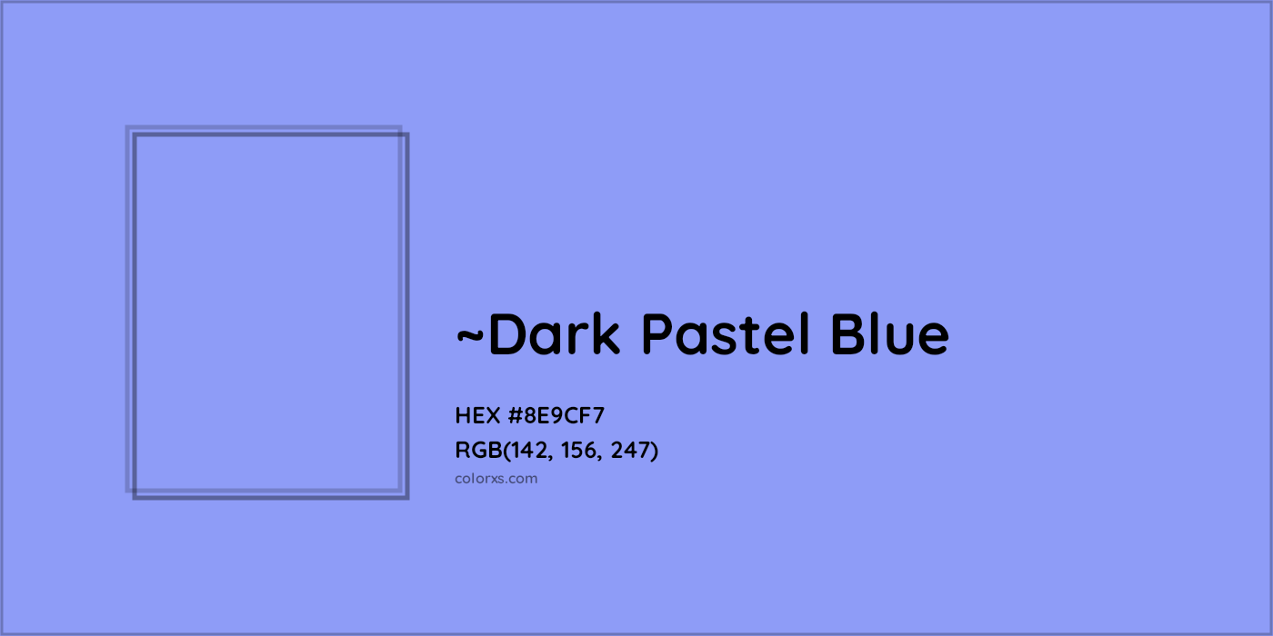 HEX #8E9CF7 Color Name, Color Code, Palettes, Similar Paints, Images