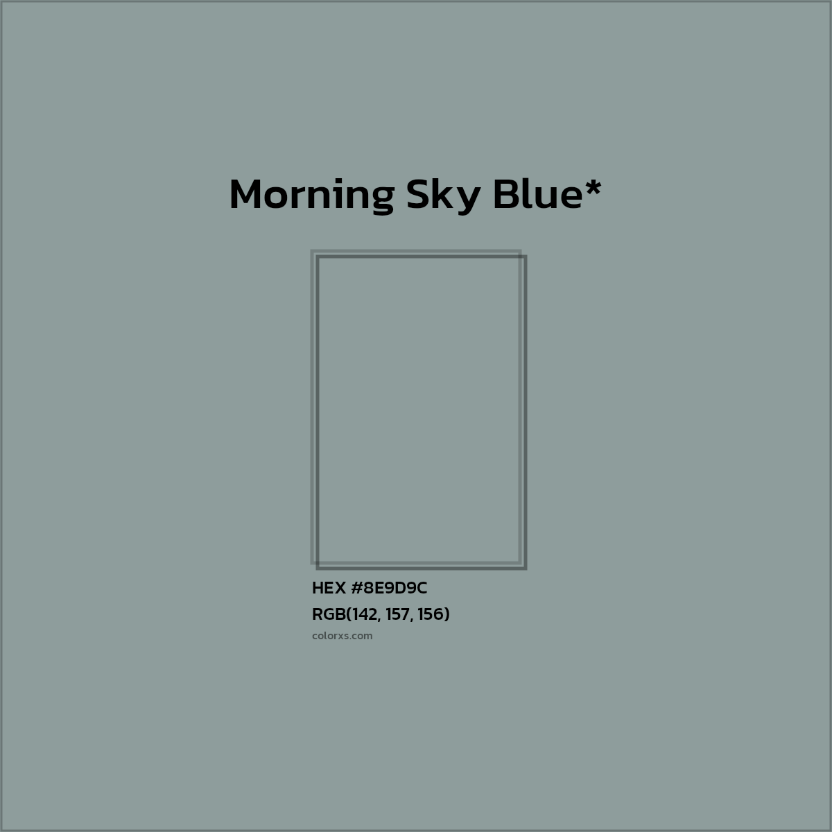 HEX #8E9D9C Color Name, Color Code, Palettes, Similar Paints, Images