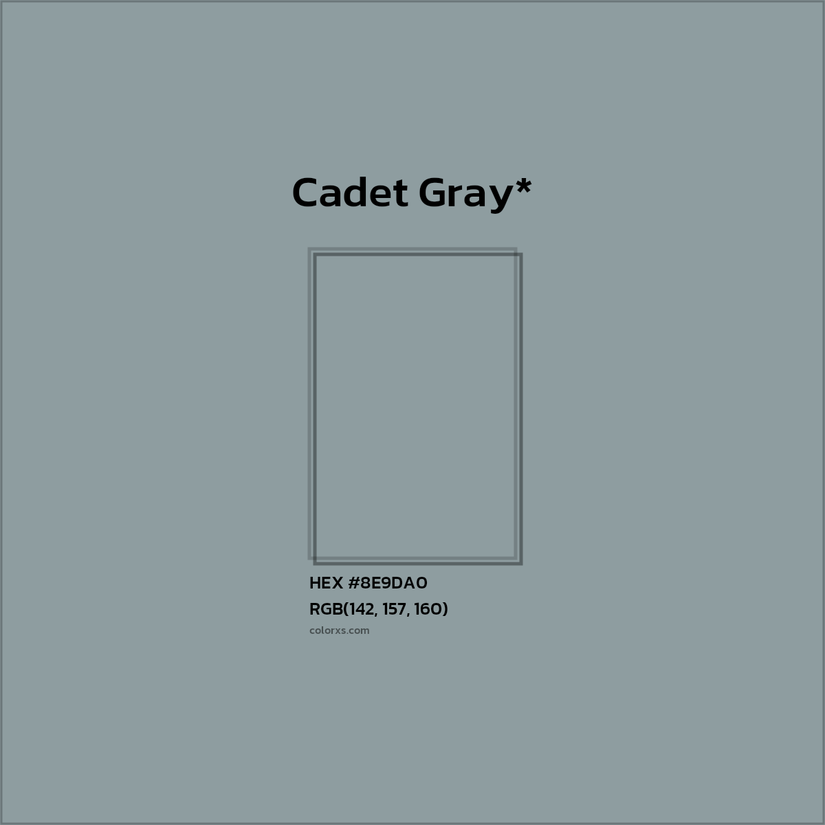 HEX #8E9DA0 Color Name, Color Code, Palettes, Similar Paints, Images